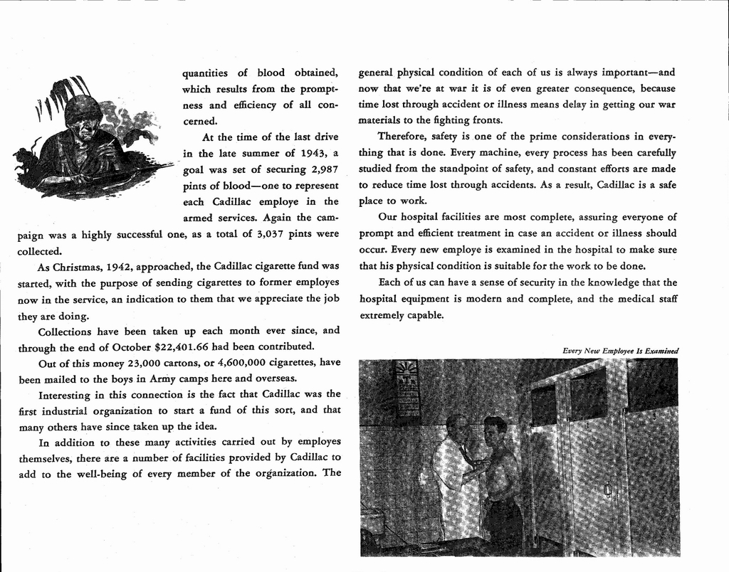1943 Cadillac From Peace To War Booklet Page 9